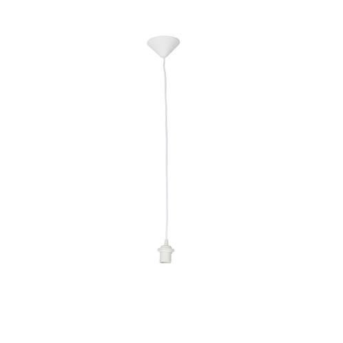 Pendel wit 80 cm - Stenley, Huis en Inrichting, Lampen | Hanglampen, Nieuw, Kunststof, 75 cm of meer