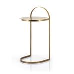 Bijzettafel Garcon 35cm - Goud - 191640 - bijzettafels, Nieuw, Overige materialen