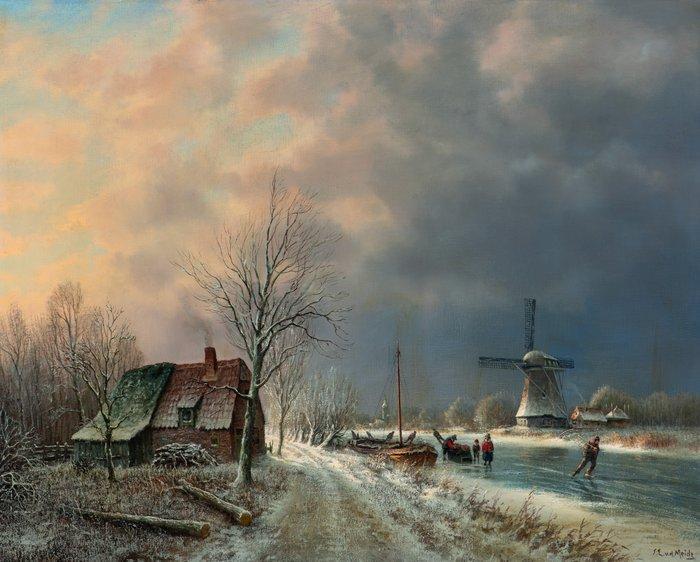 Jacobus Leonardus van der Meide (1910–2002) - Hollands, Antiek en Kunst, Kunst | Schilderijen | Klassiek