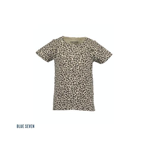 Blue Seven -T-shirt (luipaardprint) - beige, Kinderen en Baby's, Kinderkleding | Overige, Meisje, Nieuw, Verzenden
