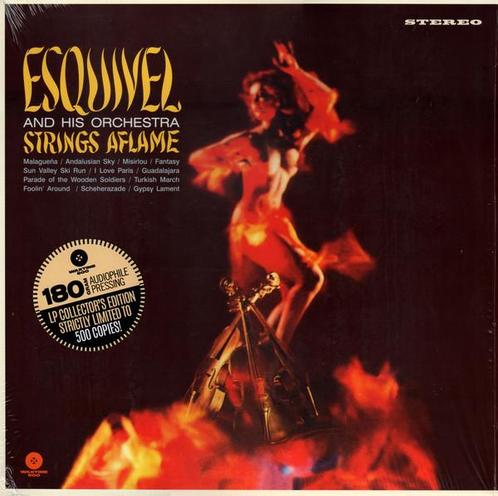 lp nieuw - Esquivel And His Orchestra - Strings Aflame, Cd's en Dvd's, Vinyl | Jazz en Blues, Zo goed als nieuw, Verzenden