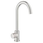 Kokendwaterkraan Grohe Red New Duo met C Uitloop en L Size, Ophalen of Verzenden, Nieuw, Chroom, Kraan