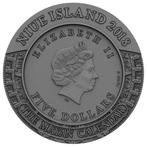 Niue. 5 Dollars 2018 Mayan Calendar Archeology Symbolism 2