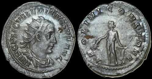 Ad 253-260 n Chr Valerian I ad 253-260 Ar Antoninianus 23..., Postzegels en Munten, Munten | Europa | Niet-Euromunten, Verzenden