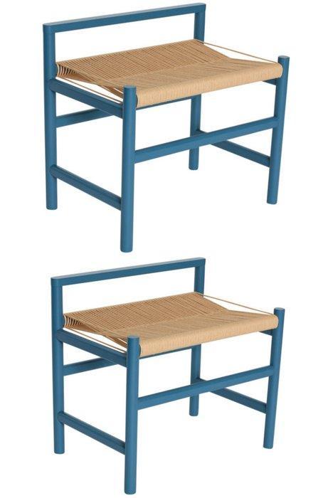 Hübsch - A.D. Copier - Bank (2) - Heritage Bench - petrol -, Antiek en Kunst, Kunst | Designobjecten