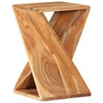 vidaXL Bijzettafel 35x35x55 cm massief acaciahout, Huis en Inrichting, Tafels | Bijzettafels, Verzenden, Nieuw, 45 tot 60 cm