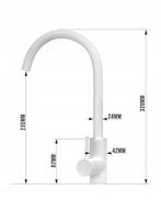 Spoelbak - Wasbak - Keuken - Graniet - 76x22x46 cm - Wit - A, Verzenden, Zo goed als nieuw