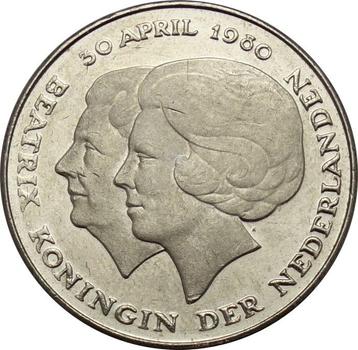 Nederland. 2½ gulden 1980 Kroning Dubbelkop (250 stuks) beschikbaar voor biedingen