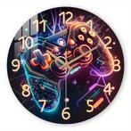 Klok Game Over - Ø 30 cm, Huis en Inrichting, Woonaccessoires | Klokken, Verzenden, Nieuw