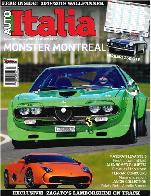 2018 AUTO ITALIA MAGAZINE 265 ENGELS, Boeken, Auto's | Folders en Tijdschriften