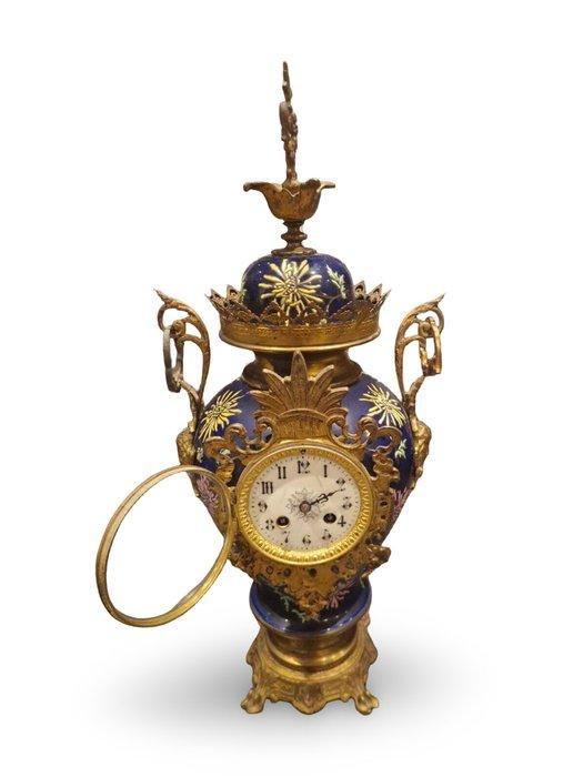 Pendule - Brons - 1850-1900, Antiek en Kunst, Antiek | Klokken
