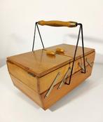 Naaidoos - Vintage openbare container - Hout, Metaal - jaren, Antiek en Kunst