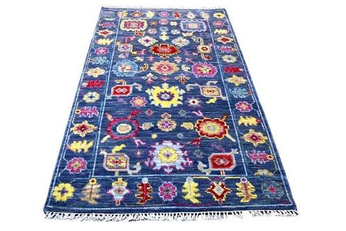Kleurrijke blauwe Azeri - ongebruikt - Vloerkleed - 164 cm -, Huis en Inrichting, Stoffering | Tapijten en Kleden