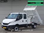 Iveco Daily 35C16 Open Laadbak met Kist Dubbel Cabine Dubbel, Stof, Gebruikt, Euro 6, Iveco
