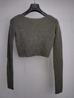 Zara Olive Green Cropped Sweater, Verzenden, Nieuw