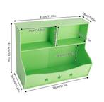 2-Laagse Kinderboekenkast met Open Vakken, Verzenden, Nieuw