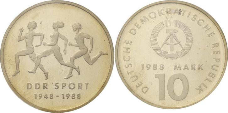 10 Mark 1988 Kurs- en Gedenkmunten, Postzegels en Munten, Munten | Europa | Niet-Euromunten, Verzenden