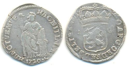 Gulden 1720 Nederland Utrecht, Postzegels en Munten, Munten | Europa | Niet-Euromunten, Verzenden