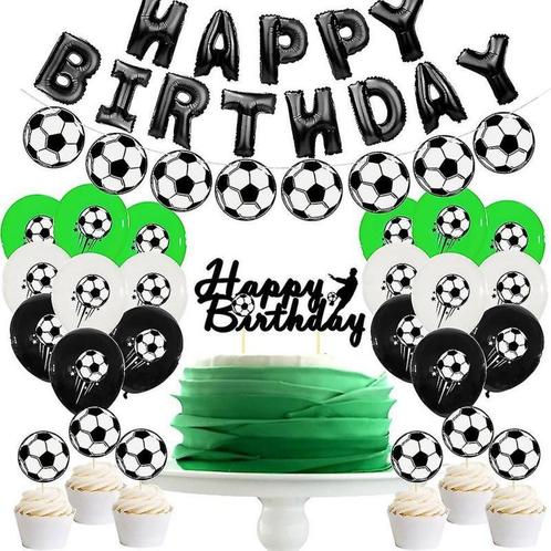 27-delig party pakket voetbal, Hobby en Vrije tijd, Feestartikelen, Verjaardag, Nieuw, Versiering, Verzenden