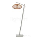 Good & Mojo Cango Vloerlamp, wit/natuur - 40 cm, Huis en Inrichting, Lampen | Vloerlampen, Verzenden, Nieuw