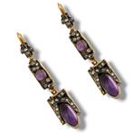 Oorbellen - 14 karaat Geel goud, Antieke Russische, Sieraden, Tassen en Uiterlijk, Oorbellen, Nieuw