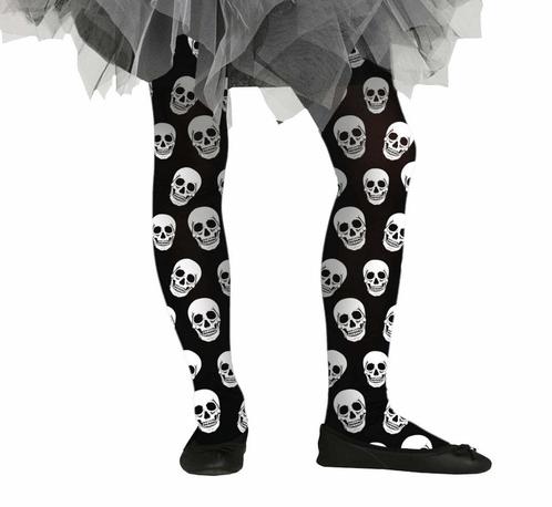 Halloween Legging Doodshoofd Meisje, Hobby en Vrije tijd, Feestartikelen, Nieuw, Verzenden