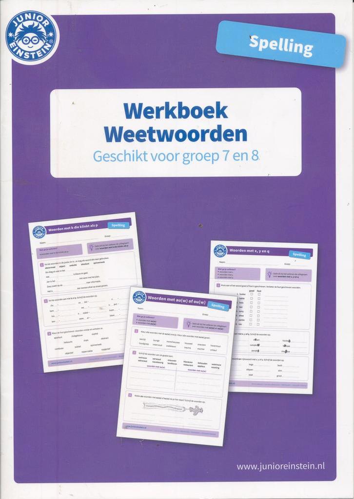 Junior Einstein Spelling Weetwoorden groep 7-8 (per stuk), Boeken, Schoolboeken, Nieuw, Verzenden
