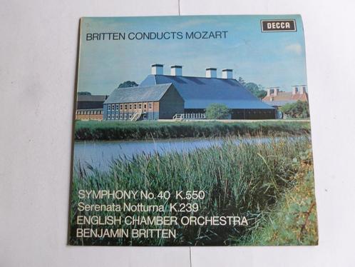 Mozart - Symph. 40 / Benjamin Britten (LP), Cd's en Dvd's, Vinyl | Klassiek, Zo goed als nieuw, Verzenden