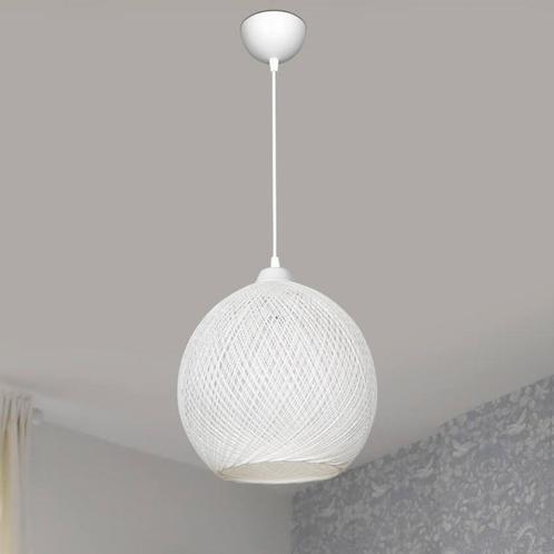 [lux.pro] Hanglamp Lisburn E27 wit, Huis en Inrichting, Lampen | Hanglampen, Nieuw, Verzenden