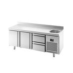 GGM Gastro | Koelwerkbank PREMIUM PLUS - 1960x700mm - 465 |, Verzenden, Nieuw in verpakking, RVS Meubilair