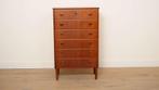 Vintage ladekast  | 6 lades | Deens design | 111 cm, Huis en Inrichting, Kasten | Ladekasten, Ophalen of Verzenden, Nieuw