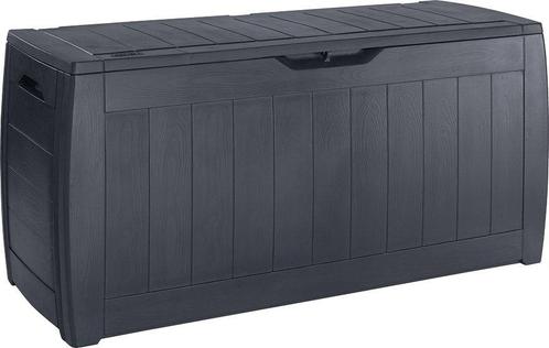 Opbergbox tuinkussen - 270L - zwart - Kussenbox, Tuin en Terras, Bergingen en Tuinkasten, Nieuw, Ophalen of Verzenden