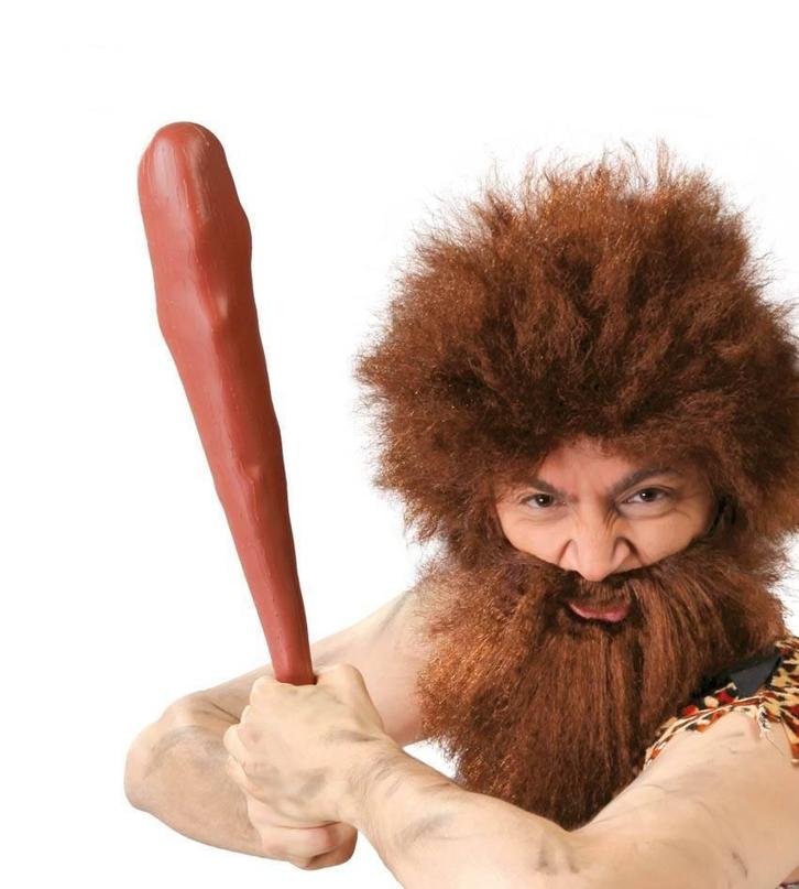 Nep Knuppel Holbewoner met Geluid 48cm, Hobby en Vrije tijd, Feestartikelen, Nieuw, Verzenden