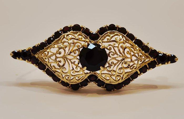 Broche - 18 karaat Roségoud - Vijftig jaar als nieuw, Sieraden, Tassen en Uiterlijk, Antieke sieraden