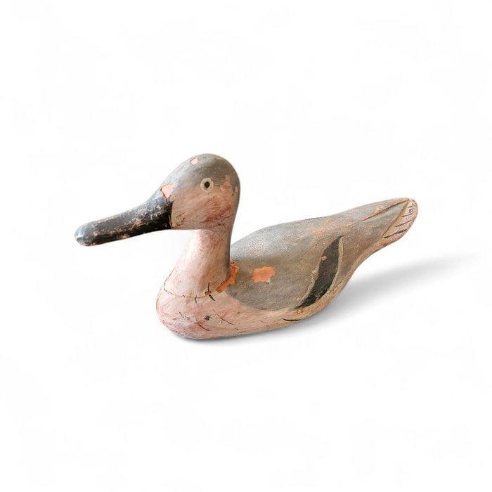 Lokeend - Houten lokeend. - Hout, Antiek en Kunst, Curiosa en Brocante