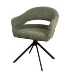 Eetkamerstoel met armleuning | Stof | Groen | DS4U Bibi, Huis en Inrichting, Stoelen, Ophalen of Verzenden, Nieuw