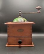 Koffiemolen - Hout, Metaal - Peugeot koffiemolen, Antiek en Kunst, Antiek | Keukenbenodigdheden