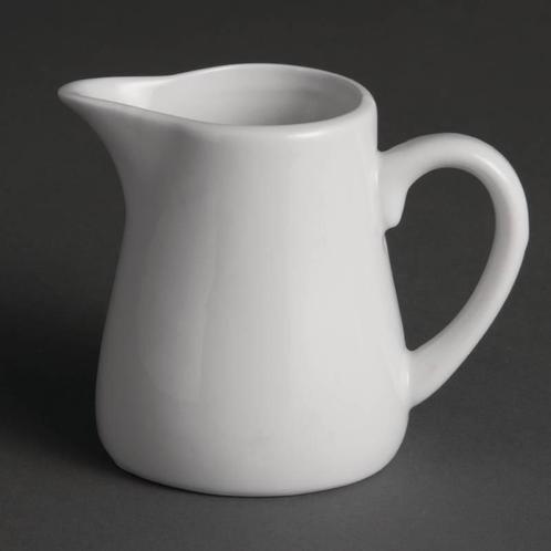Koffiemelk porselein kan wit 17 cl (6 Stuks), Zakelijke goederen, Horeca | Overige, Verzenden