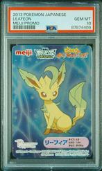Pokémon - 1 Card - Very Rare!!PSA 10 2013 Leafeon Meiji, Hobby en Vrije tijd, Verzamelkaartspellen | Pokémon, Nieuw