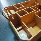 Vitrinekast - Hout, Multiplex, Leder, Antiek en Kunst