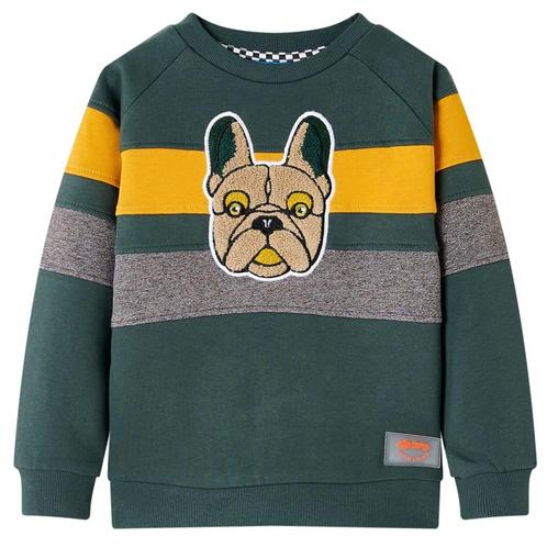 vidaXL Kindertrui 104 donkergroen, Kinderen en Baby's, Kinderkleding | Overige, Nieuw, Verzenden