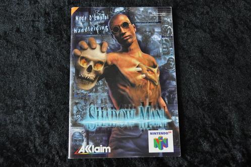Shadow Man Nintendo 64 N64 Manual, Spelcomputers en Games, Spelcomputers | Nintendo Consoles | Accessoires, Verzenden