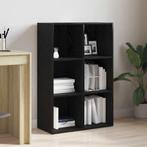 vidaXL Boekenkast Zwart Eiken 66x30x98 cm Engineered Wood, Huis en Inrichting, Kasten | Boekenkasten, Verzenden, Nieuw, Overige houtsoorten