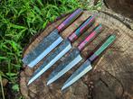 Kitchen Knife , Hand-Forged with Old Steel -Exquisite Set of, Antiek en Kunst