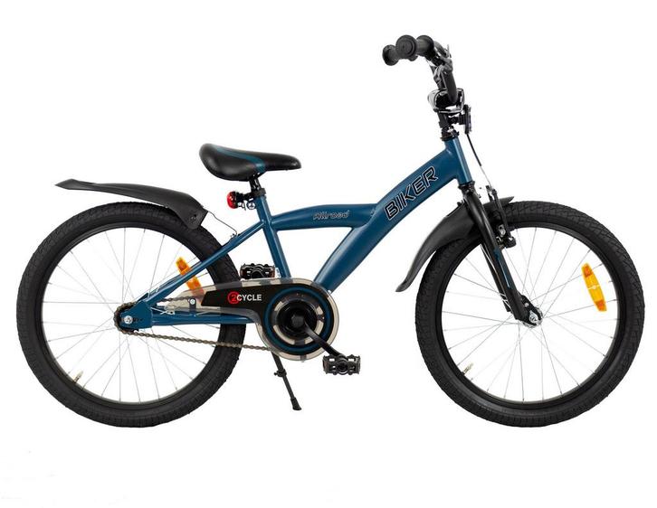 2Cycle Biker Kinderfiets - 20 inch - Blauw, Fietsen en Brommers, Fietsen | Jongens, 20 inch, Nieuw, Verzenden