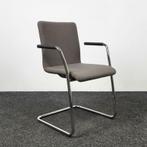 Lande Vergaderstoel - Grijs | Slede Onderstel, Huis en Inrichting, Stoelen, Ophalen of Verzenden, Gebruikt