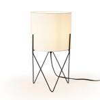 lux.pro Tafellamp Slough bureaulamp 37,5x21x21 cm zwart en w, Verzenden, Nieuw
