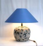 Lamp - Messing, Porselein - blauw en wit