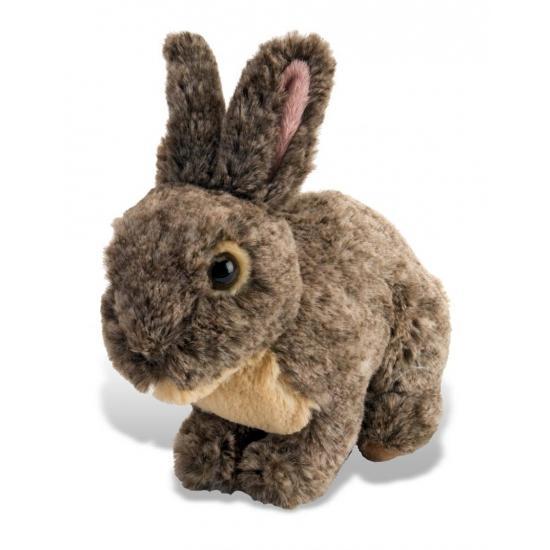 Pluche konijn knuffel 30 cm - Knuffel konijnen, Kinderen en Baby's, Speelgoed | Knuffels en Pluche, Ophalen of Verzenden