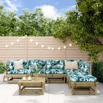 vidaXL 7-delige Loungeset geïmpregneerd grenenhout, Verzenden, Nieuw, 7 zitplaatsen, Loungeset